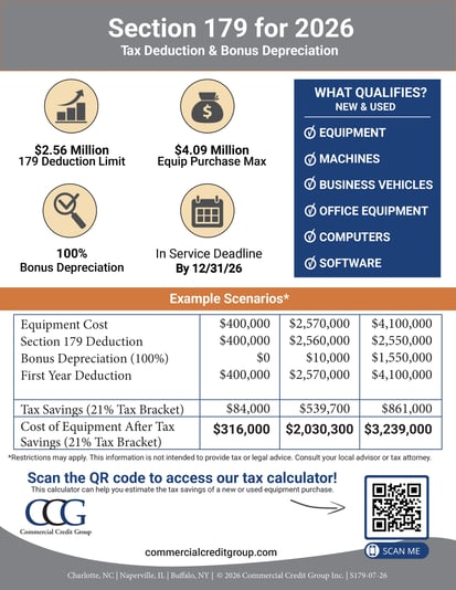 2026 Section 179 Flyer CCG