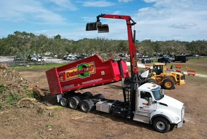 debris truck